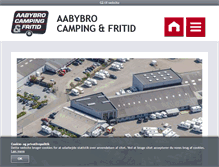 Tablet Screenshot of aabycamp.dk